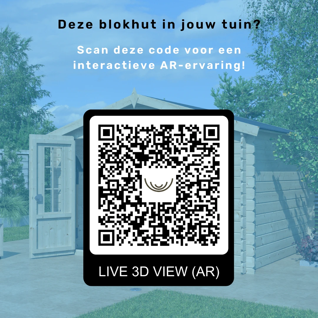 Woodlands Blokhut Koski Groen Geïmpregneerd 505 x 505 cm - Afbeelding 7